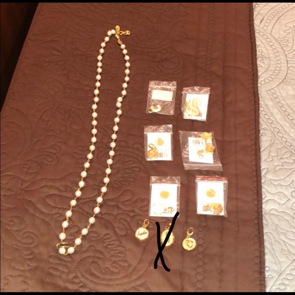 Spartina necklace and charms